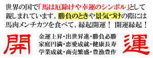 馬九で開運の画像